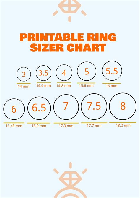 printable ring size chart.